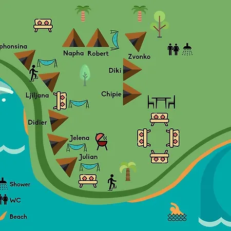 Holiday park Cast Away - Eco Zavala